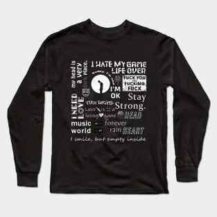 Depressing T-shirt Long Sleeve T-Shirt